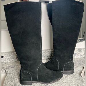 Ugg suede black tall boots